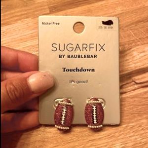 Football Bubblebar Earrings.